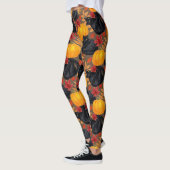 Zwarte katten en pompoenen 2 leggings (Links)