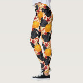 Zwarte katten en pompoenen leggings (Links)