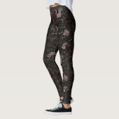 Zwarte katten Gele ogen Leggings (Links)