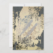 Zwarte katten Halloween Uitnodiging (Achterkant)