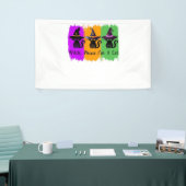 Zwarte katten in heks Petten Essential T-shirt Spandoek (Beurs)