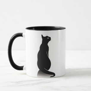 Zwarte katten mok