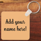 ZWARTE KATTEN ROCK! Persoonlijke sleutelhanger (Achterkant)