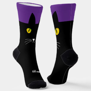 Zwarte Katten Soks Cadeau voor Kattenliefhebbers Sokken