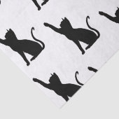 Zwarte katten tissuepapier (Detail)