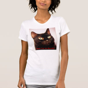 Zwarte katten zijn mooie T-shirt
