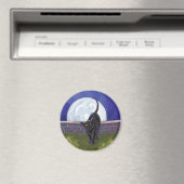 Zwarte kattencadeaus en Accessoires Magneet (Insitu (Vaatwasser))