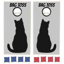 Zwarte kattenhoes