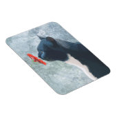 Zwarte kattenknipventilator magneet (Rechterzijde)