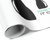 Zwarte kattenkunst cadeaupapier (Rol Hoek)