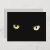 zwarte kattenogen briefkaart (Voorkant / Achterkant)