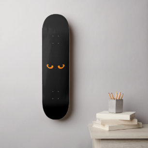 Zwarte Kattenogen Skateboard