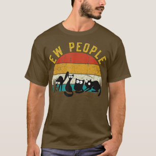 zwarte kattenvrouwen : jonge mensen houden van kat t-shirt