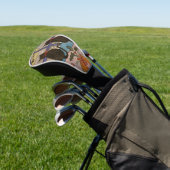 Zwarte kerst golfheadcover (Insitu)