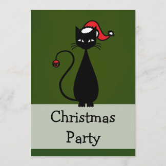 Zwarte kerst kaart