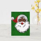 zwarte kerst kaart (Gele Bloem)