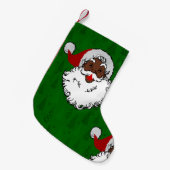 zwarte kerst kleine kerstsok (Voorkant (Hangend))