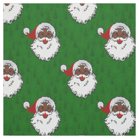 zwarte kerst stof (Swatch)