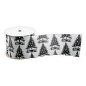 zwarte kerstboom lint (Spoel)