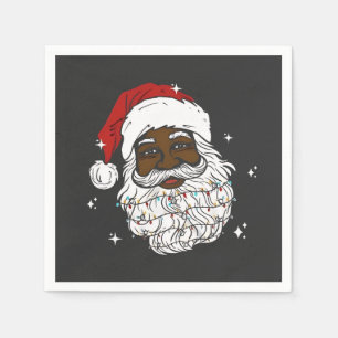 Zwarte Kerstman Black Geschiedenis Kerstmis Servet