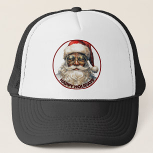 Zwarte Kerstman Gelukkig Kwanzaa-vakantie Afro-Ame Trucker Pet