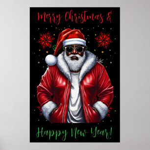 Zwarte Kerstman, Grote Nick energie, stout, Sinter Poster