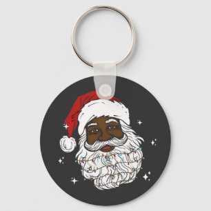 Zwarte Kerstman Kerstmis Zwarte Geschiedenis Kerst Sleutelhanger