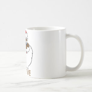 Zwarte Kerstman Koffiemok