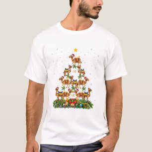 Zwarte Kerstmis Afro-Amerikaanse Kerstman T-shirt