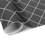 Zwarte Kerstmis Cadeaupapier (Rol Hoek)