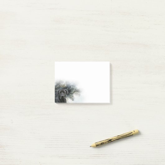 Zwarte Kerstmis Post-it® Notes (Op bureau)