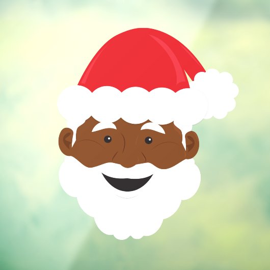 Zwarte Kerstmis Raamsticker (Vel 3)