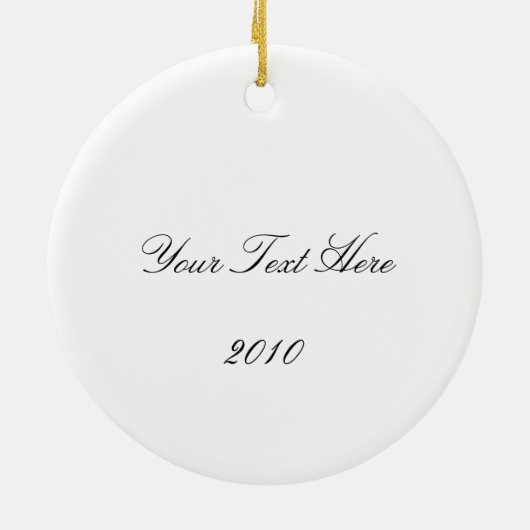 Zwarte kerstversiering met Stropdas Keramisch Ornament (Achterkant)