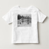 Zwarte kinderen die Golffoto's afspelen Kinder Shirts (Voorkant)