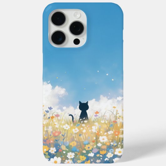 Zwarte Kitten Droomdag Case-Mate iPhone Case (Achterkant)