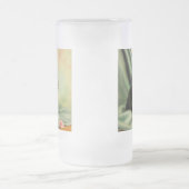  zwarte Kitten-illustratie Matglas Bierpul (Center)