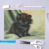 zwarte Kitten-illustratie Tissuepapier (Craft)