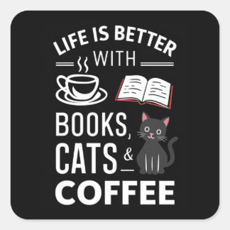 Zwarte klauw vierkante sticker