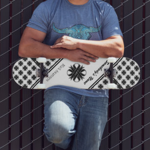 Zwarte klaverlint door Kenneth Yoncich Skateboard
