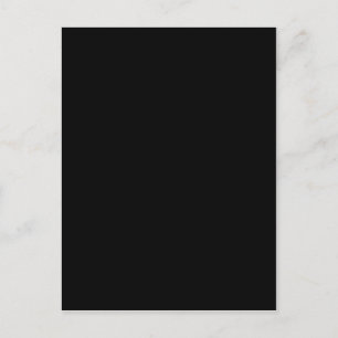 Zwarte kleur Plain Pitch Black Background Space Briefkaart