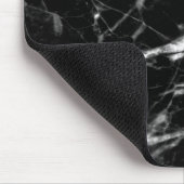 Zwarte kleurendruk, marmer muismat (Hoek)