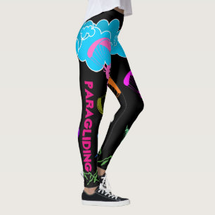 Zwarte kleurige leggings