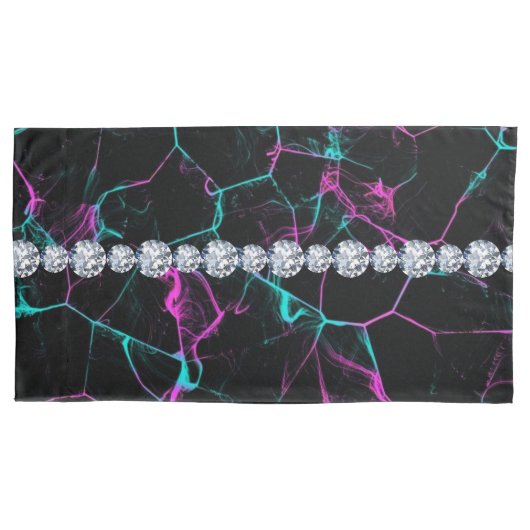 Zwarte kleurige rook kussensloop (Voorkant)