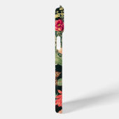 Zwarte  kleurrijke cactus Case-Mate iPhone case (Achterkant / Rechts)