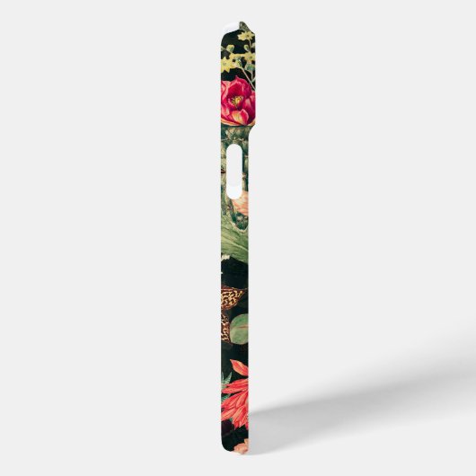 Zwarte  kleurrijke cactus Case-Mate iPhone case (Achterkant / Rechts)
