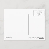 Zwarte koekoek briefkaart (Achterkant)