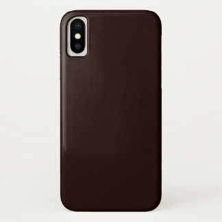 Zwarte koffie iPhone XS hoesje