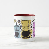 Zwarte koffie mok (Midden)