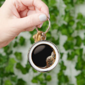 Zwarte koffie-Sleutelhanger Sleutelhanger (Hand)
