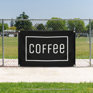ZWARTE KOFFIEBORD SPANDOEK